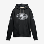 Johmsee SF.49ers Black 2026 Salute to Service Sideline Dri-FIT Pullover Hoodie Jerseys