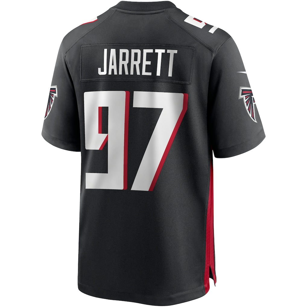 Johmsee A.Falcons #97 Grady Jarrett Black Team Game Jersey