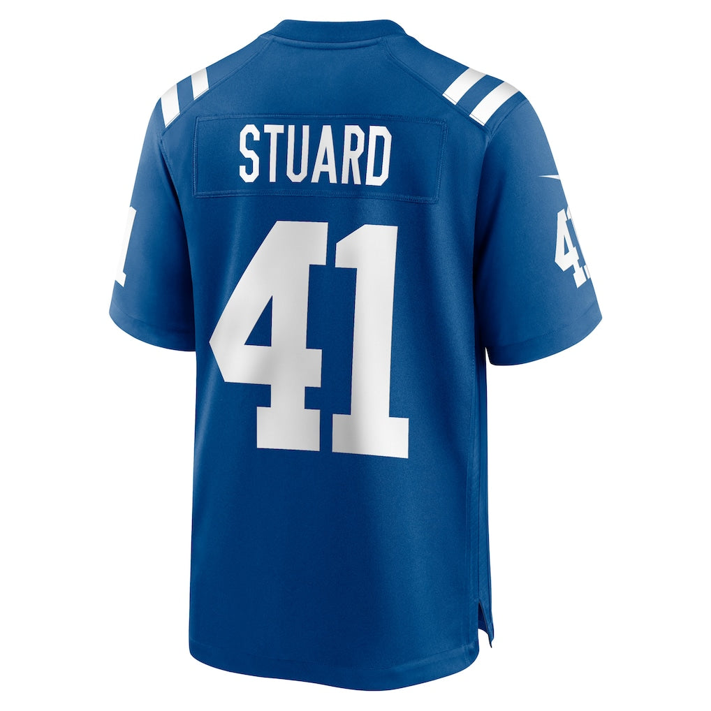 Johmsee IN.Colts #41 Grant Stuard Royal Game Player Jersey