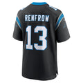 Johmsee C.Panthers #13 Hunter Renfrow Black Team Game Jersey