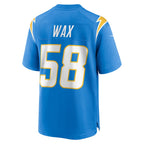 Johmsee LA.Chargers #58 Marlowe Wax Powder Blue Team Game Jersey