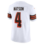 Johmsee C.Browns #4 Deshaun Watson White 2021 Alternate Vapor Limited Jersey