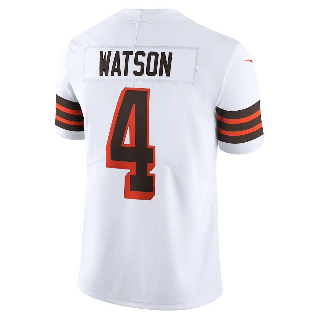 Johmsee C.Browns #4 Deshaun Watson White 2021 Alternate Vapor Limited Jersey