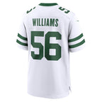 Johmsee NY.Jets #56 Quincy Williams Legacy White Game Jersey