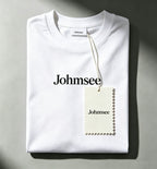 Johmsee Classic White T-shirt Cheap Jerseys, 100% Pure Cotton Breathable Sweat-Wicking Soft, Comfortable Skin-Friendly Short Sleeve Basic Jerseys for Daily Wear