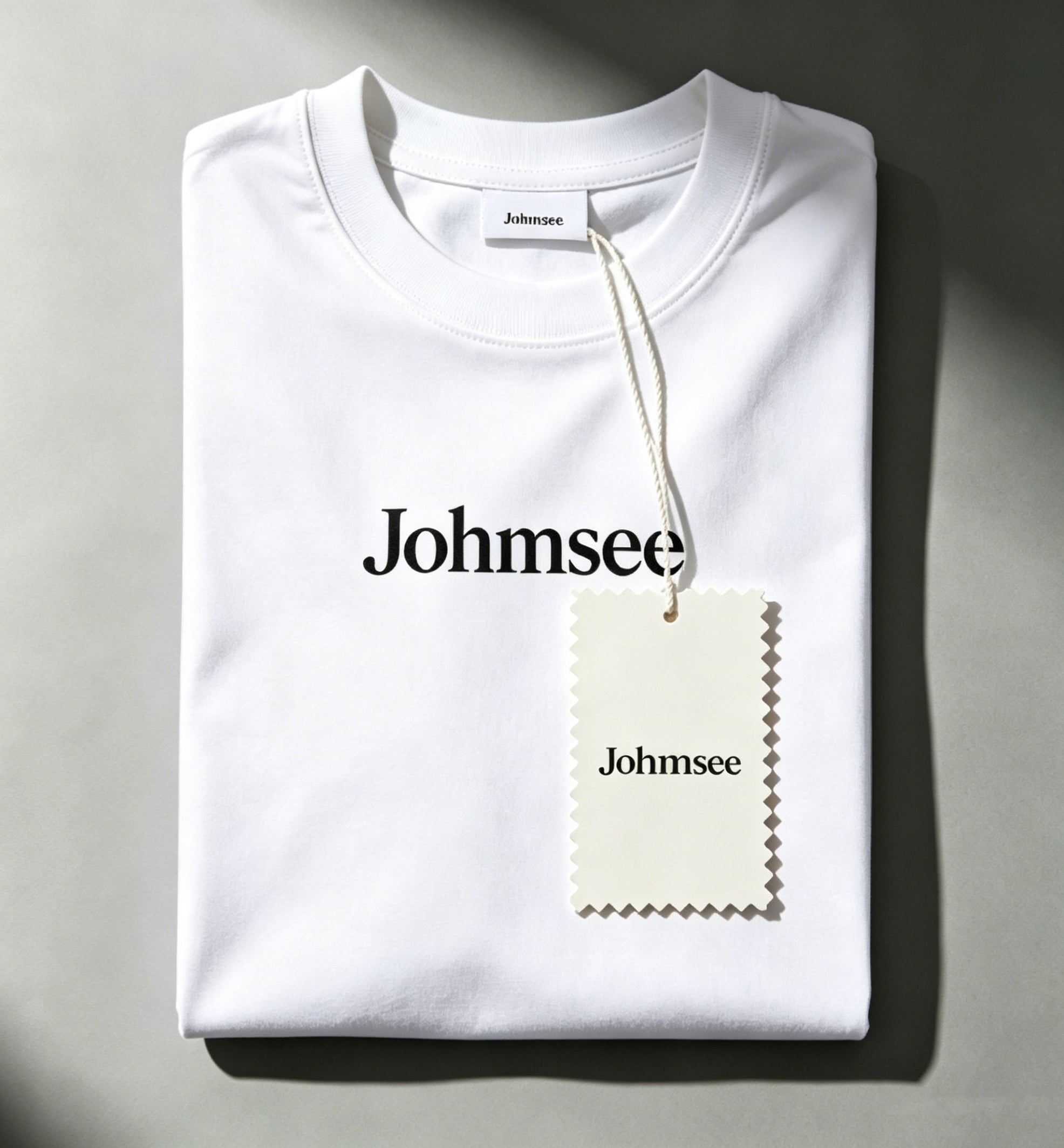 Johmsee Classic White T-shirt Cheap Jerseys, 100% Pure Cotton Breathable Sweat-Wicking Soft, Comfortable Skin-Friendly Short Sleeve Basic Jerseys for Daily Wear
