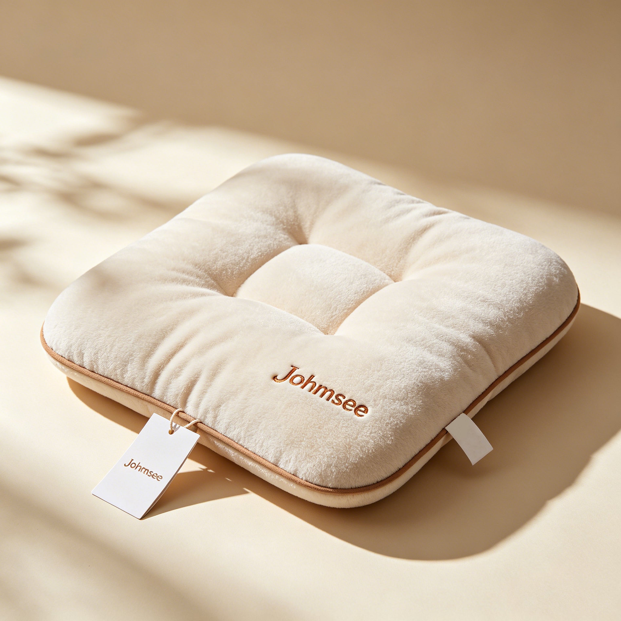 Johmsee Classic White Chair Cushions, Soft Plush Breathable Thickened Comfort Cheap Lazy Sofa Seat Pad, Sweat-Winning Skin-Friendly Adjustable Backrest Floor Jerseys for Home Office Daily Use
