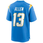 Johmsee LA.Chargers #13 Keenan Allen Powder Blue Player Game Jersey