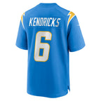 Johmsee LA.Chargers #6 Eric Kendricks Powder Blue Player Game Jersey