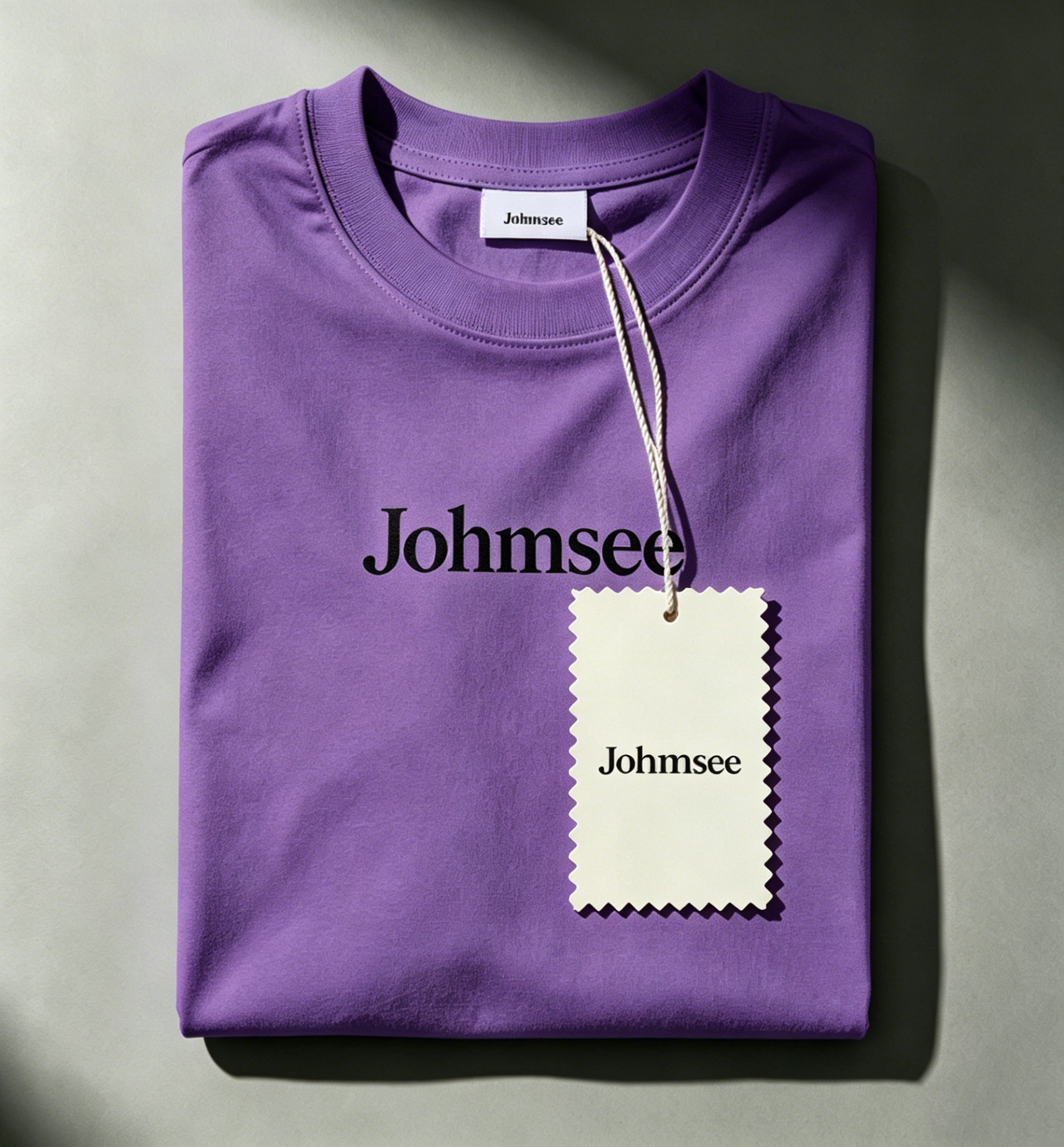 Johmsee Classic Purple T-shirt Cheap Jerseys, 100% Pure Cotton Breathable Sweat-Wicking Soft, Comfortable Skin-Friendly Short Sleeve Basic Jerseys for Daily Wear