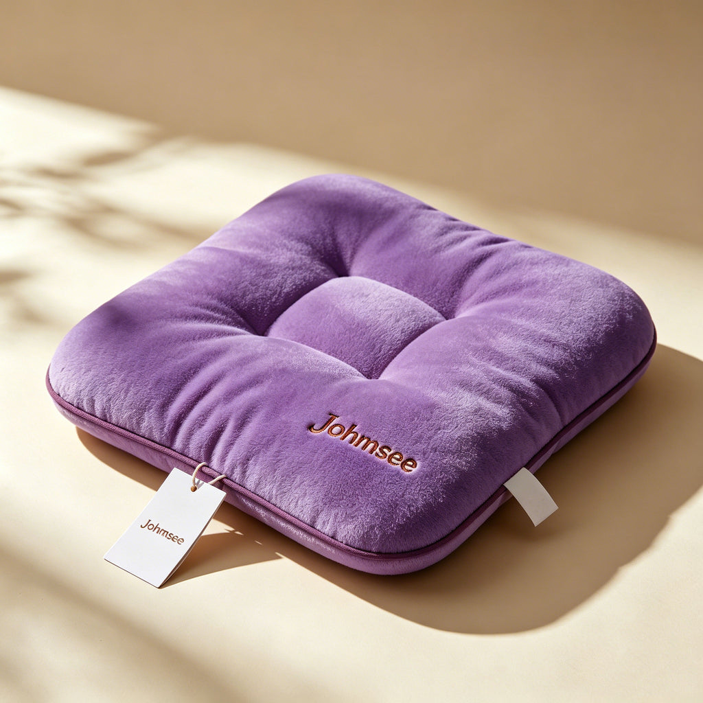 Johmsee Classic Purple Chair Cushions, Soft Plush Breathable Thickened Comfort Cheap Lazy Sofa Seat Pad, Sweat-Winning Skin-Friendly Adjustable Backrest Floor Jerseys for Home Office Daily Use