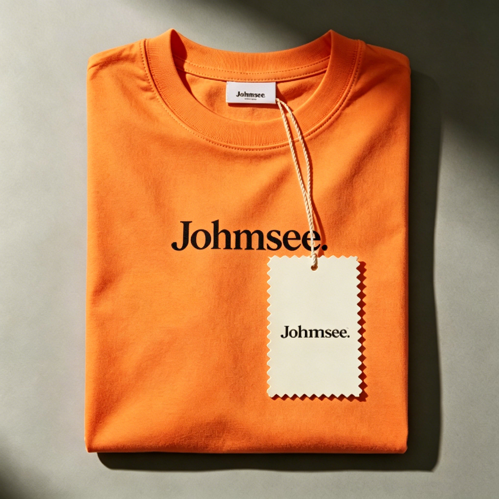 Johmsee Classic Logo Orange T-shirt