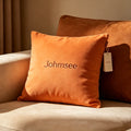 Johmsee Classic Orange Bolsters, Premium Soft Skin-Friendly Breathable Plush Filled Comfort Cheap Sofa Cushion Pillows, All-Match Home Bedroom Couch Decorative Back Pillows for Daily Use