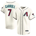 Johmsee A.Diamondbacks #7 Corbin Carroll Player Cream Limited American Personalized Stitched Jerseys