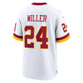 Johmsee W.Commanders #24 Von Miller White Game Super Bowl Era Jersey