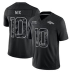 Johmsee D.Broncos #10 Bo Nix Player Black Limited 2026 Salute to Service Home Game Stitched Jerseys