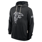 Johmsee A.Falcons Black 2026 Salute to Service Sideline Dri-FIT Pullover Hoodie Jerseys