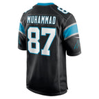 Johmsee C.Panthers #87 Muhsin Muhammad Black Retired Player Jersey