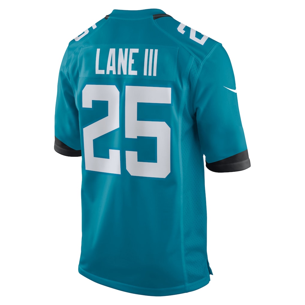 Johmsee J.Jaguars #25 Rayuan Lane III Teal Team Game Jersey