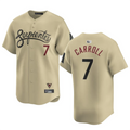 Johmsee A.Diamondbacks #7 Corbin Carroll Player Gold Home Limited Personalized Stitched Jerseys