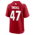 Johmsee A.Cardinals #47 Channing Tindall Cardinal Team Game Jersey