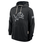 Johmsee D.Lions Black 2026 Salute to Service Sideline Dri-FIT Pullover Hoodie Jerseys