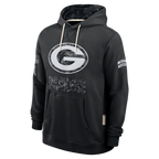 Johmsee GB.Packers Black 2026 Salute to Service Sideline Dri-FIT Pullover Hoodie Jerseys