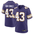Johmsee #43 Andrew Van Ginkel Player MN.Vikings Purple Game Stitched Jerseys