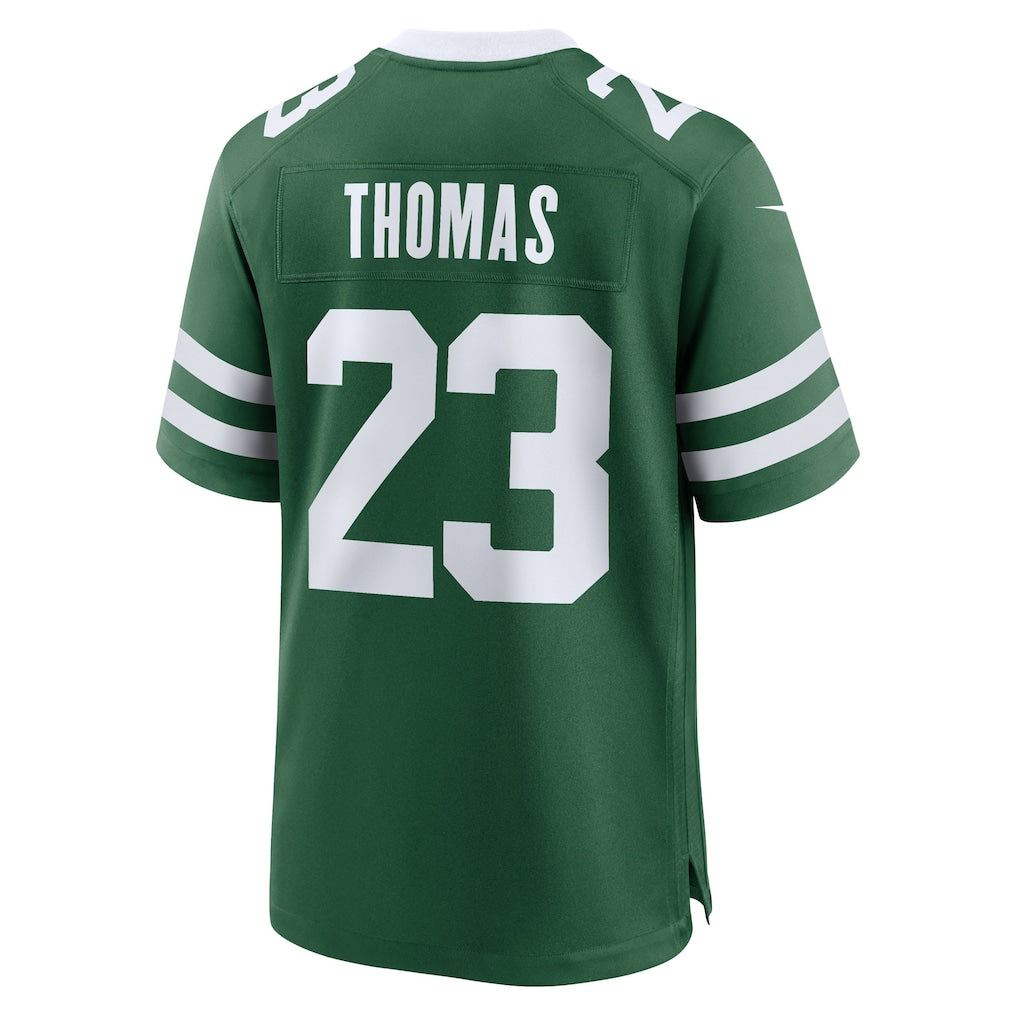Johmsee NY.Jets #23 Azareye'h Thomas Legacy Green Team Game Jersey