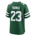 Johmsee NY.Jets #23 Azareye'h Thomas Legacy Green Team Game Jersey