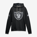 Johmsee LV.Raiders Black 2026 Salute to Service Sideline Dri-FIT Pullover Hoodie Jerseys