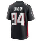 Johmsee A.Falcons #94 LaCale London Black Team Game Jersey