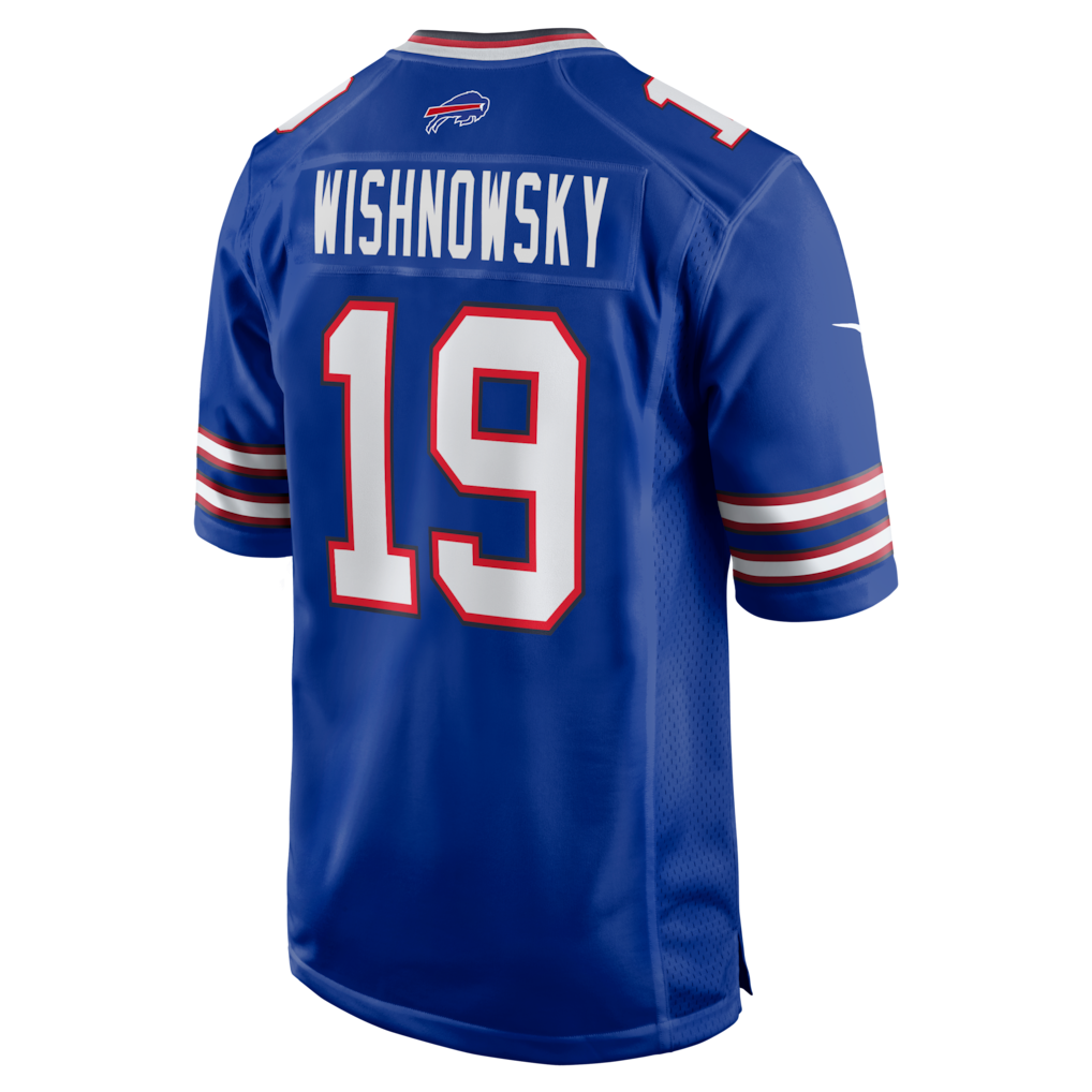 Johmsee B.Bills #19 Mitch Wishnowsky Royal Team Game Jersey