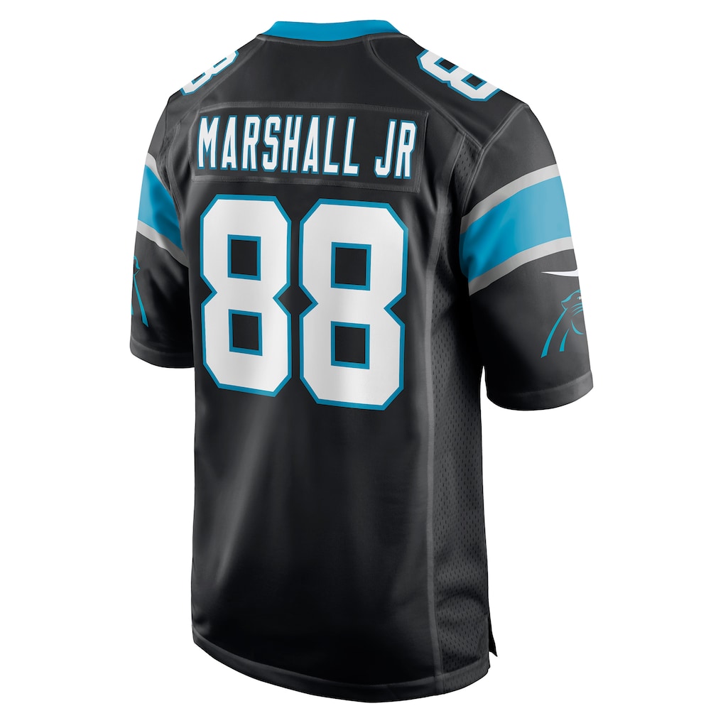 Johmsee C.Panthers #88 Terrace Marshall Jr. Black Player Game Jersey