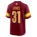 Johmsee W.Commanders #31 Jonathan Jones Burgundy Team Game Jersey
