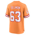 Johmsee TB.Buccaneers #63 Lee Roy Selmon Creamsicle 50th Season Game Jersey