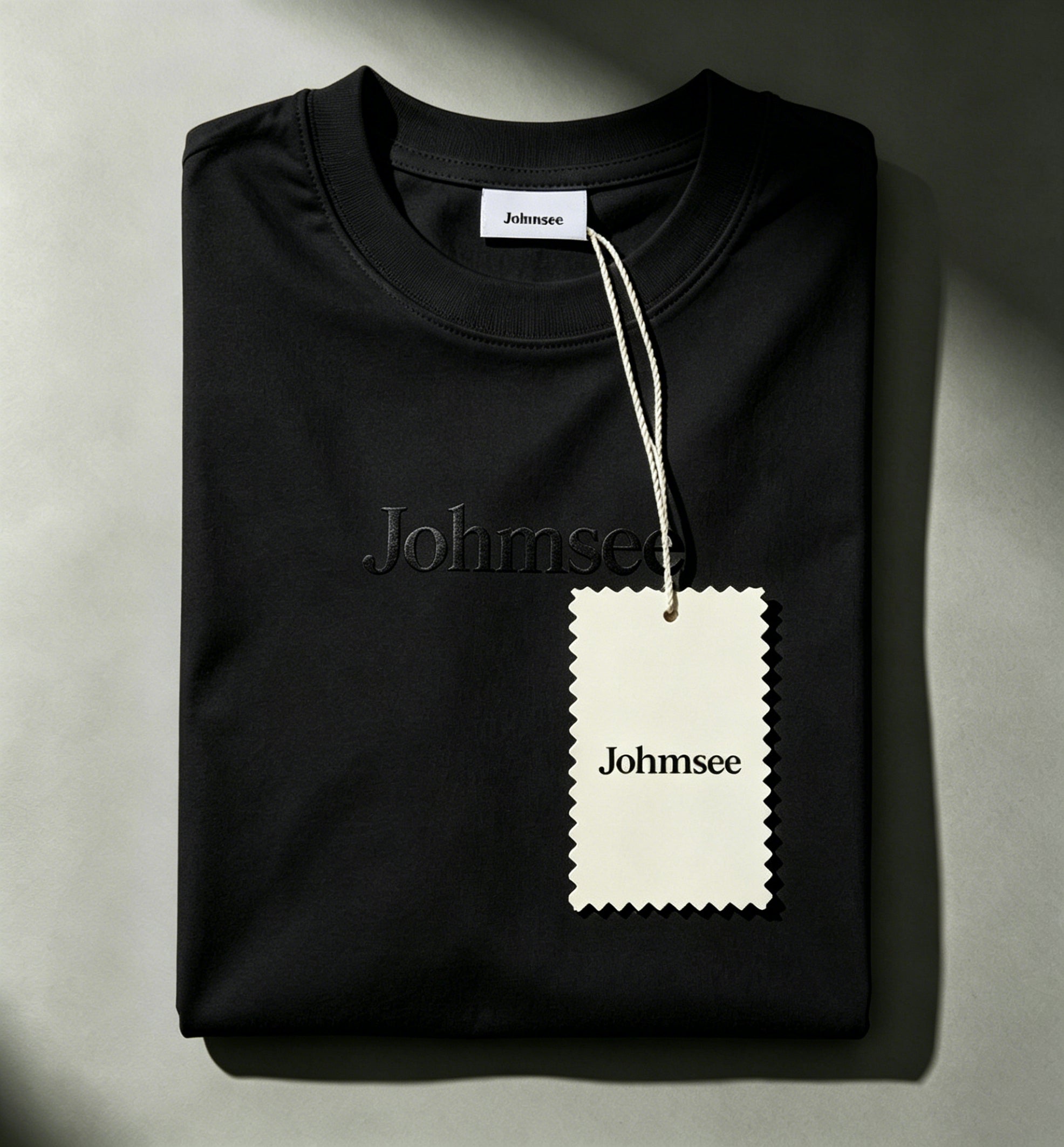 Johmsee Classic Black T-shirt Cheap Jerseys, 100% Pure Cotton Breathable Sweat-Wicking Soft, Comfortable Skin-Friendly Short Sleeve Basic Jerseys for Daily Wear