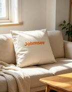 Johmsee Soft Smooth Throw Pillow, White Cushions Premium Breathable Rectangular Decorative Pillow for Bedroom Sofa Home Decor