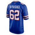 Johmsee B.Bills #62 Sedrick Van Pran-Granger Royal Game Jersey