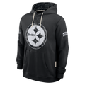 Johmsee P.Steelers Black 2026 Salute to Service Sideline Dri-FIT Pullover Hoodie Jerseys