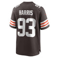 Johmsee C.Browns #93 Shelby Harris Brown Team Game Jersey