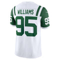 Johmsee NY.Jets #95 Quinnen Williams White Classic Alternate Vapor F.U.S.E. Limited Jersey