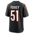 Johmsee C.Bengals #51 Isaiah Foskey Black Team Game Jersey