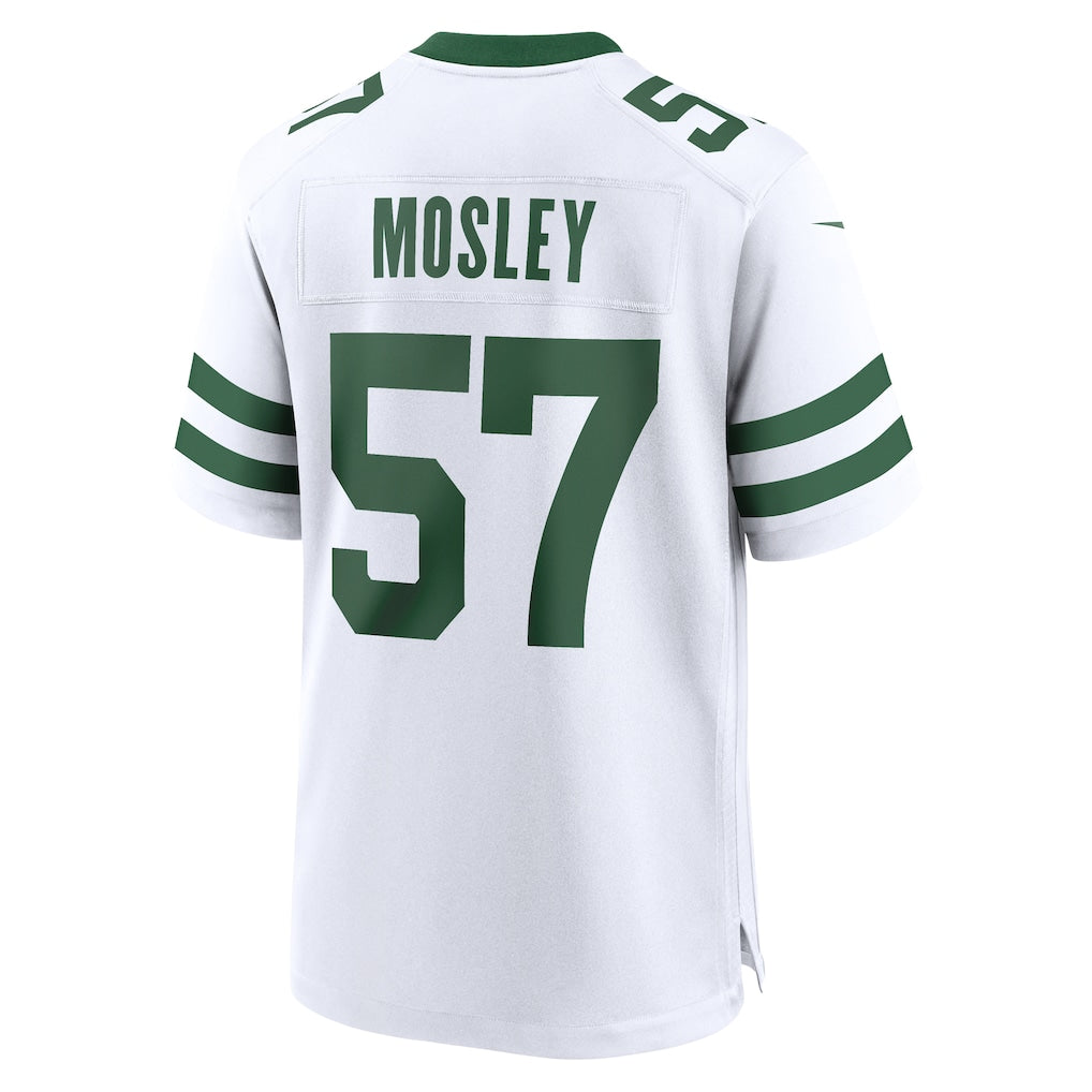 Johmsee NY.Jets #57 C.J. Mosley White Game Jersey