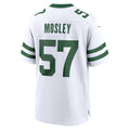 Johmsee NY.Jets #57 C.J. Mosley White Game Jersey