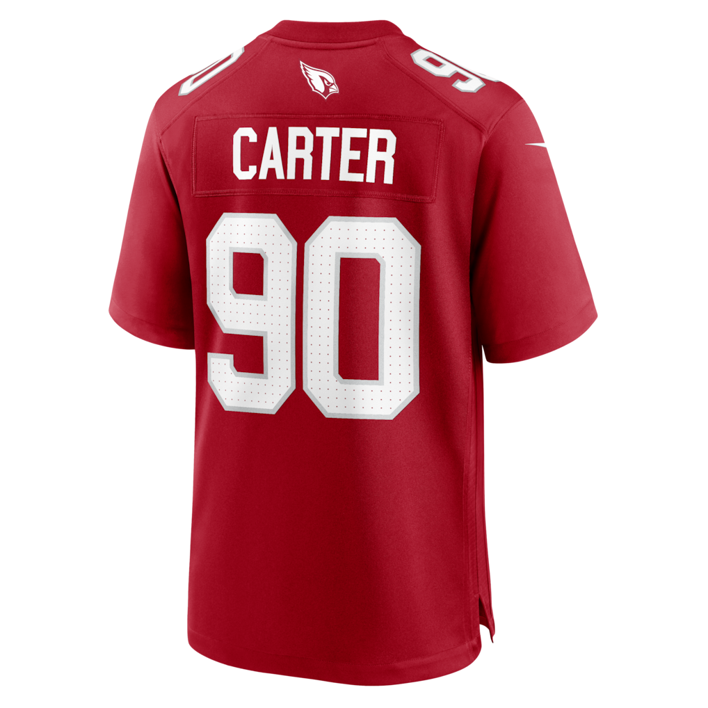 Johmsee A.Cardinals #90 Zach Carter Cardinal Team Game Jersey