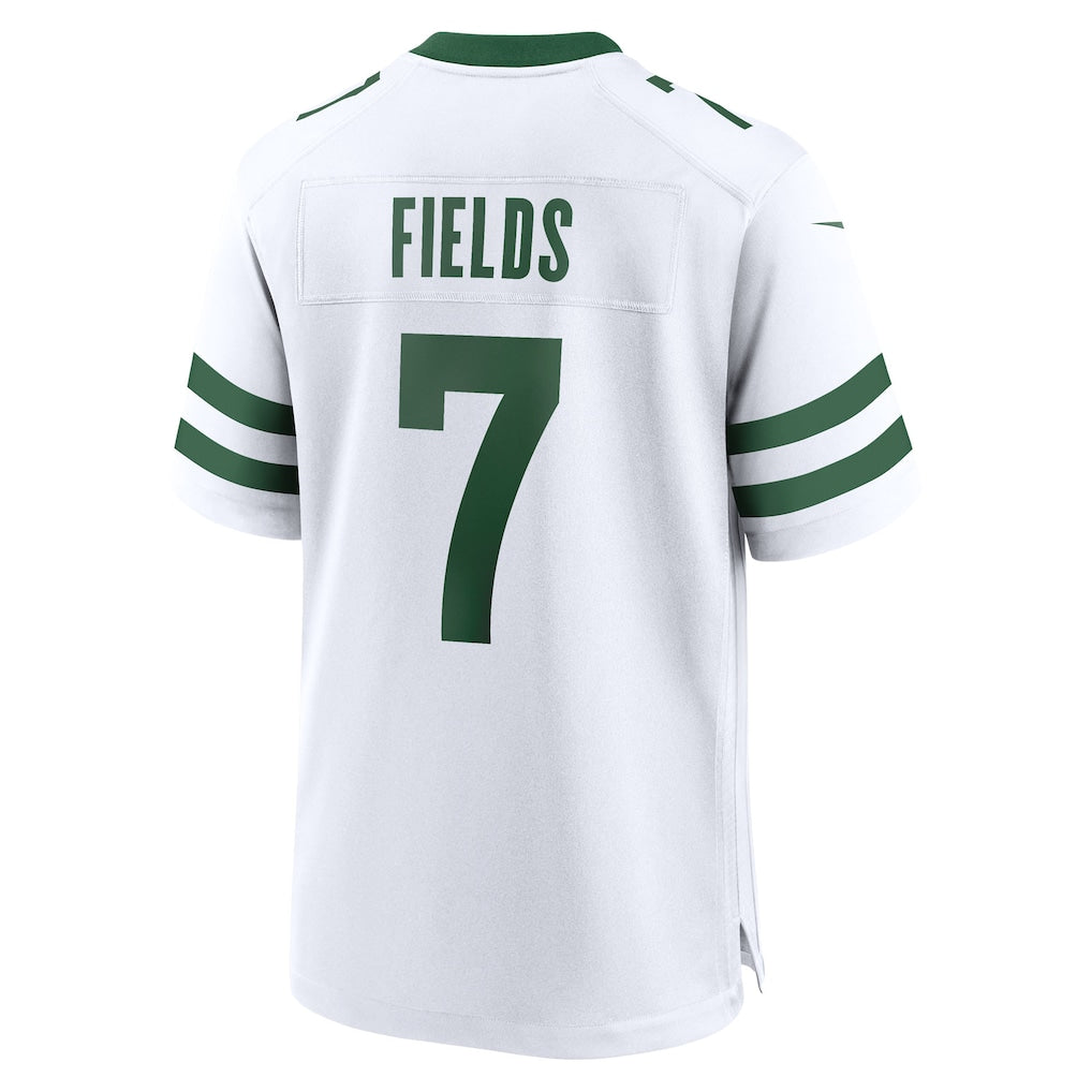 Johmsee NY.Jets #7 Justin Fields Legacy White Game Jersey