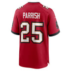 Johmsee TB.Buccaneers #25 Jacob Parrish Red Team Game Jersey