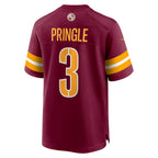Johmsee W.Commanders #3 Byron Pringle Burgundy Game Jersey