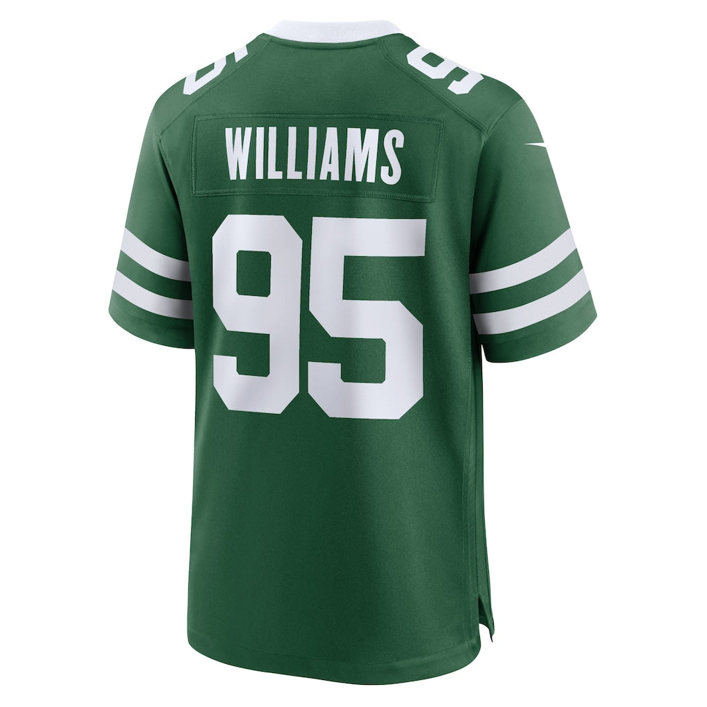 Johmsee NY.Jets #95 Quinnen Williams Legacy Green Game Jersey